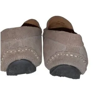 NWOB JOHNSTON & MURPHY SHEEPSKIN DRIVING MOC Size 9 Tan Suede PENNY LOAFER Johnston & Murphy | Shoes | Nwob Johnston Murphy Sheepskin  main image 4